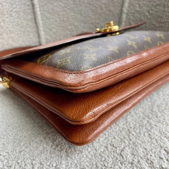 RARE Louis Vuitton Dauphine Classic Monogram Shoulder Bag Vintage - Picture 5 of 17